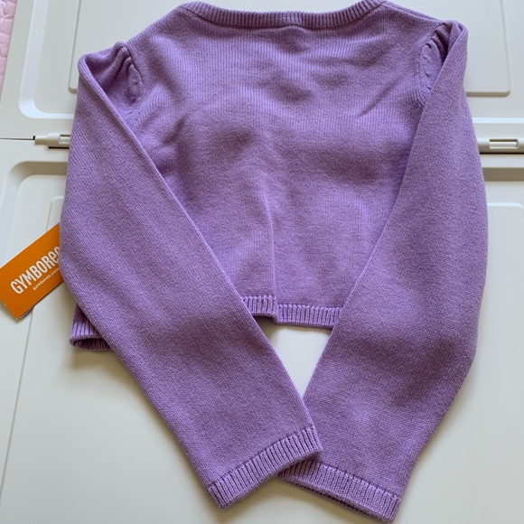 Gymboree Girls embroidered Flower Cardigan 5T - Picture 2 of 2
